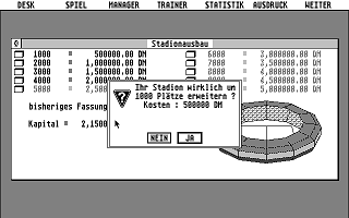 Fussball-ST Plus atari screenshot